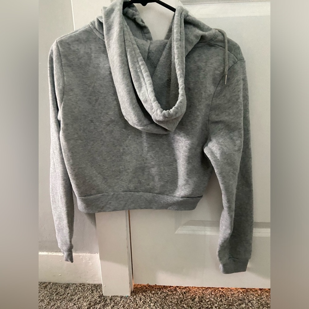 SHEIN cropped zip up